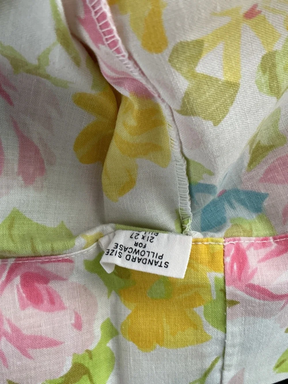 Vintage Fitted Sheet and Pillow Case